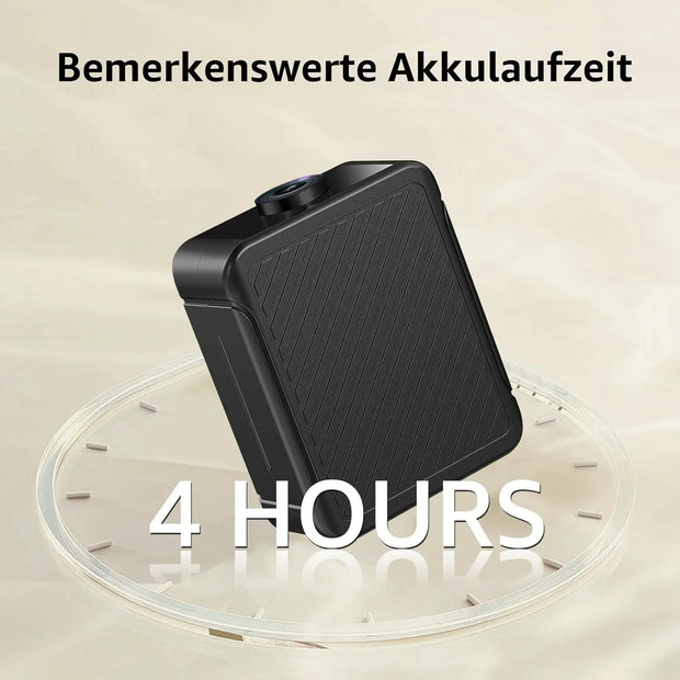 Mini Kamera, 4K HD WLAN Überwachungskamera Innen Für Live Übertragung Handy APP, Wifi Camera Nachtsichtkamera Mit Bewegungsmelder/Lange Batterielaufzeit/Cloud-Speicherplat
