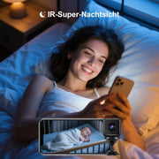 Mini Kamera, 4K HD WLAN Überwachungskamera Innen Für Live Übertragung Handy APP, Wifi Camera Nachtsichtkamera Mit Bewegungsmelder/Lange Batterielaufzeit/Cloud-Speicherplatz