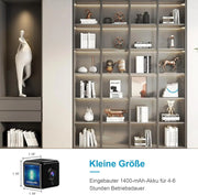 Mini Kamera, 4K HD WLAN Überwachungskamera Innen Für Live Übertragung Handy APP, Wifi Camera Nachtsichtkamera Mit Bewegungsmelder/Lange Batterielaufzeit/Cloud-Speicherplatz
