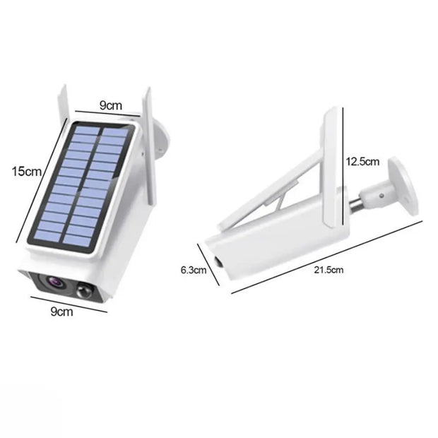 Solare Außen-Überwachungskamera 4MP HD ökologisch sicher - The Home Security