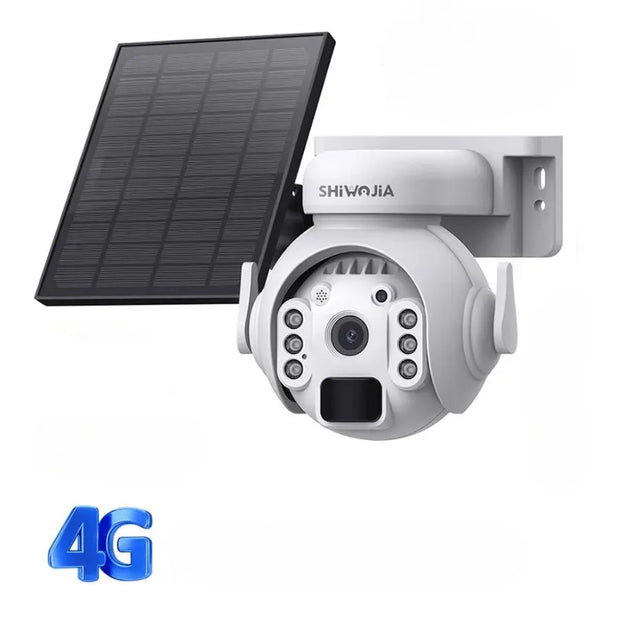 Solarbetriebene 360° Überwachungskamera 4G/WIFI-kompatibel - The Home Security