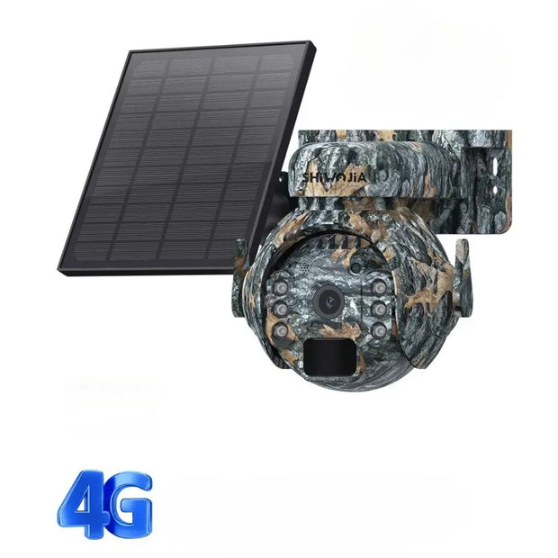 Solarbetriebene 360° Überwachungskamera 4G/WIFI-kompatibel - The Home Security