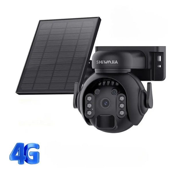 Solarbetriebene 360° Überwachungskamera 4G/WIFI-kompatibel - The Home Security