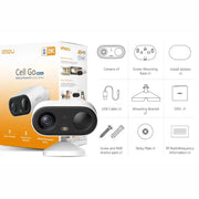 Außenkamera mit langer Akkulaufzeit und 2K HD Sicherheit - The Home Security