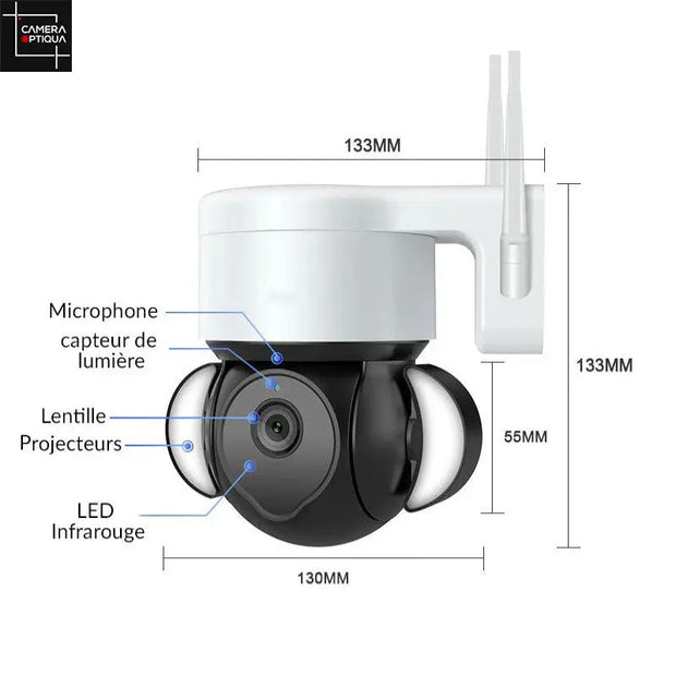 4G Überwachungskamera für den Außenbereich - The Home Security