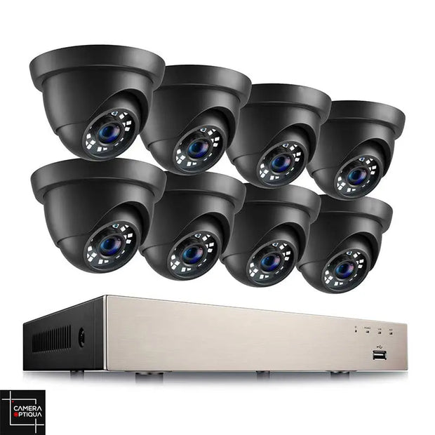 Überwachungskamera-Set für Außenbereich mit Aufnahmefunktion - The Home Security