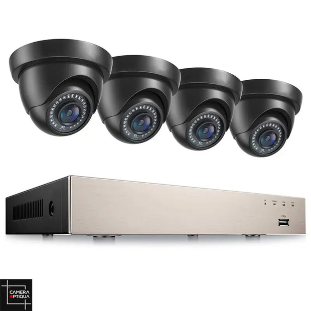 Überwachungskamera-Set für Außenbereich mit Aufnahmefunktion - The Home Security