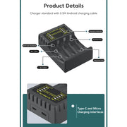 Ladegerät für wiederaufladbare Batterien - The Home Security