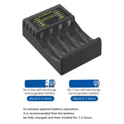 Ladegerät für wiederaufladbare Batterien - The Home Security