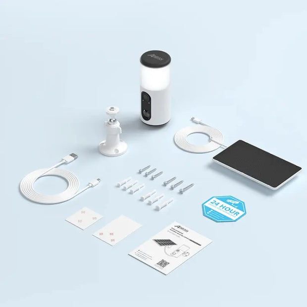 Solarkamera mit 2MP und Farbnachtsicht - The Home Security