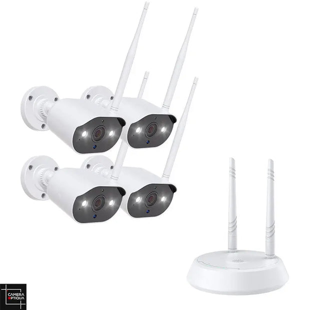 Kabelloses Überwachungskamera-Set für Außenbereiche - The Home Security