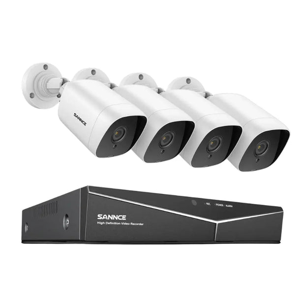 PoE Kameraüberwachungsset 1080P mit 1TB/2TB Festplatte - The Home Security