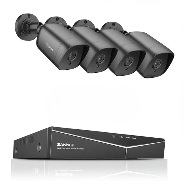 1080P Überwachungskamera Set mit 1TB/2TB Festplatte - The Home Security