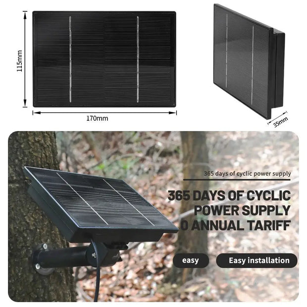 Solarmodul für Überwachungskamera im Außenbereich - The Home Security