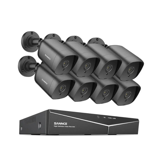 1080P Überwachungskamera Set mit 1TB/2TB Festplatte - The Home Security